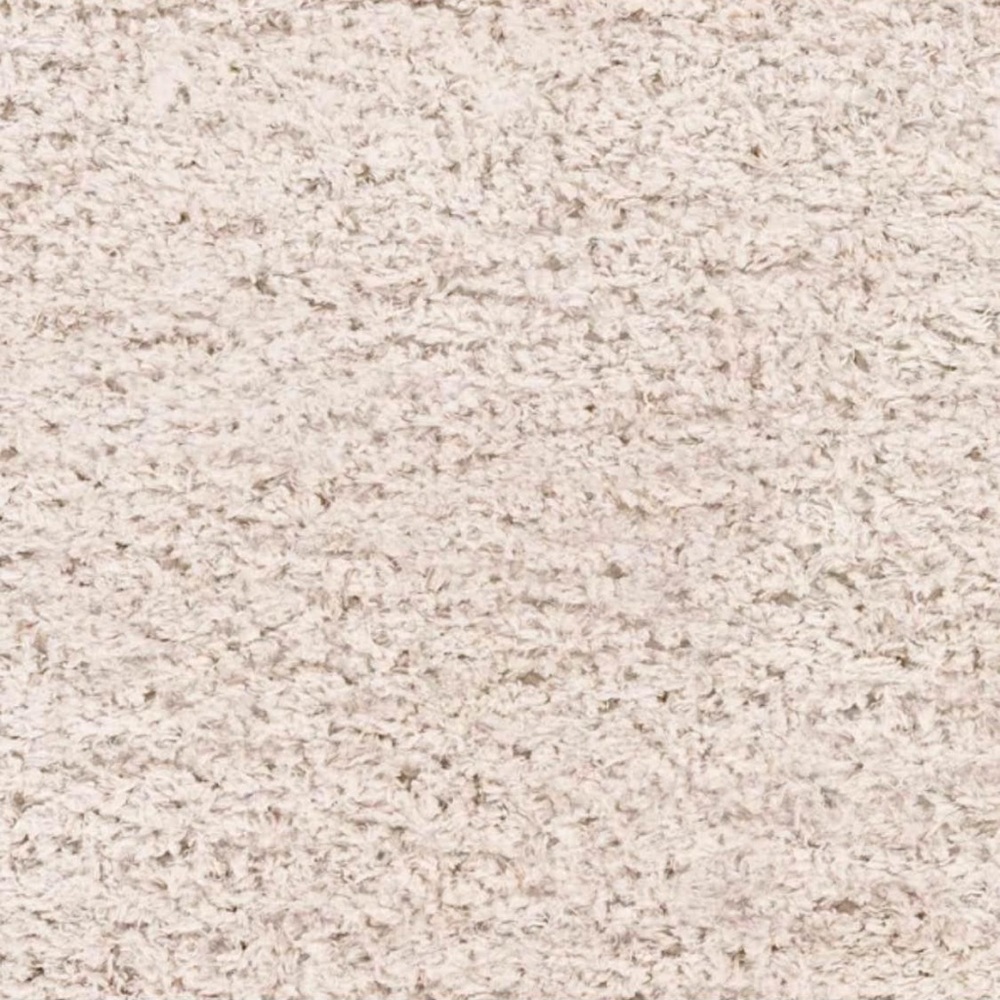 Plush Cream Shag Rug